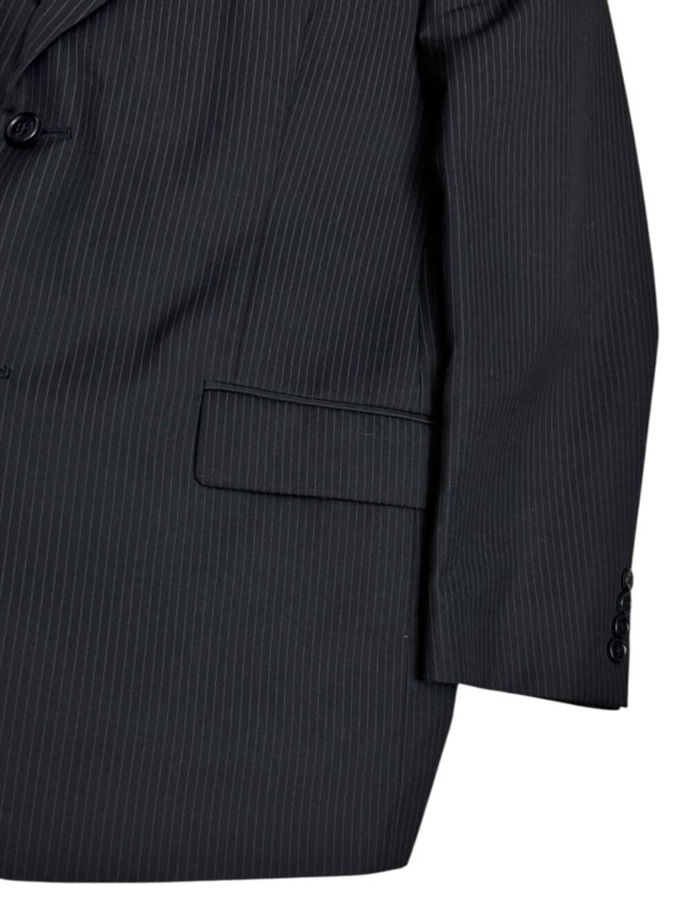 MICHAEL KORS Pinstripe 2-Piece Luxury Designer SUIT Blazer & Pants Men 44R Large - Picture 8 of 11